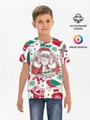 Детская базовая футболка / Merry Christmas3D