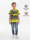 Детская базовая футболка / БМВ | ЖЕЛТЫЙ ПЕРФОРМАНС