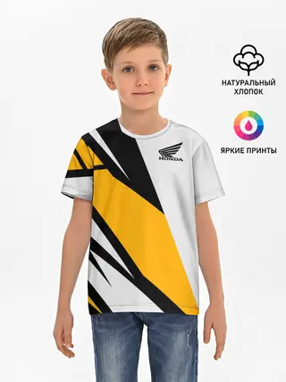 Детская базовая футболка / HONDA