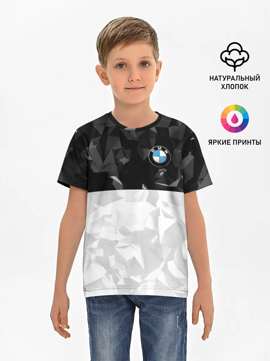 Детская базовая футболка / BMW BLACK COLLECTION