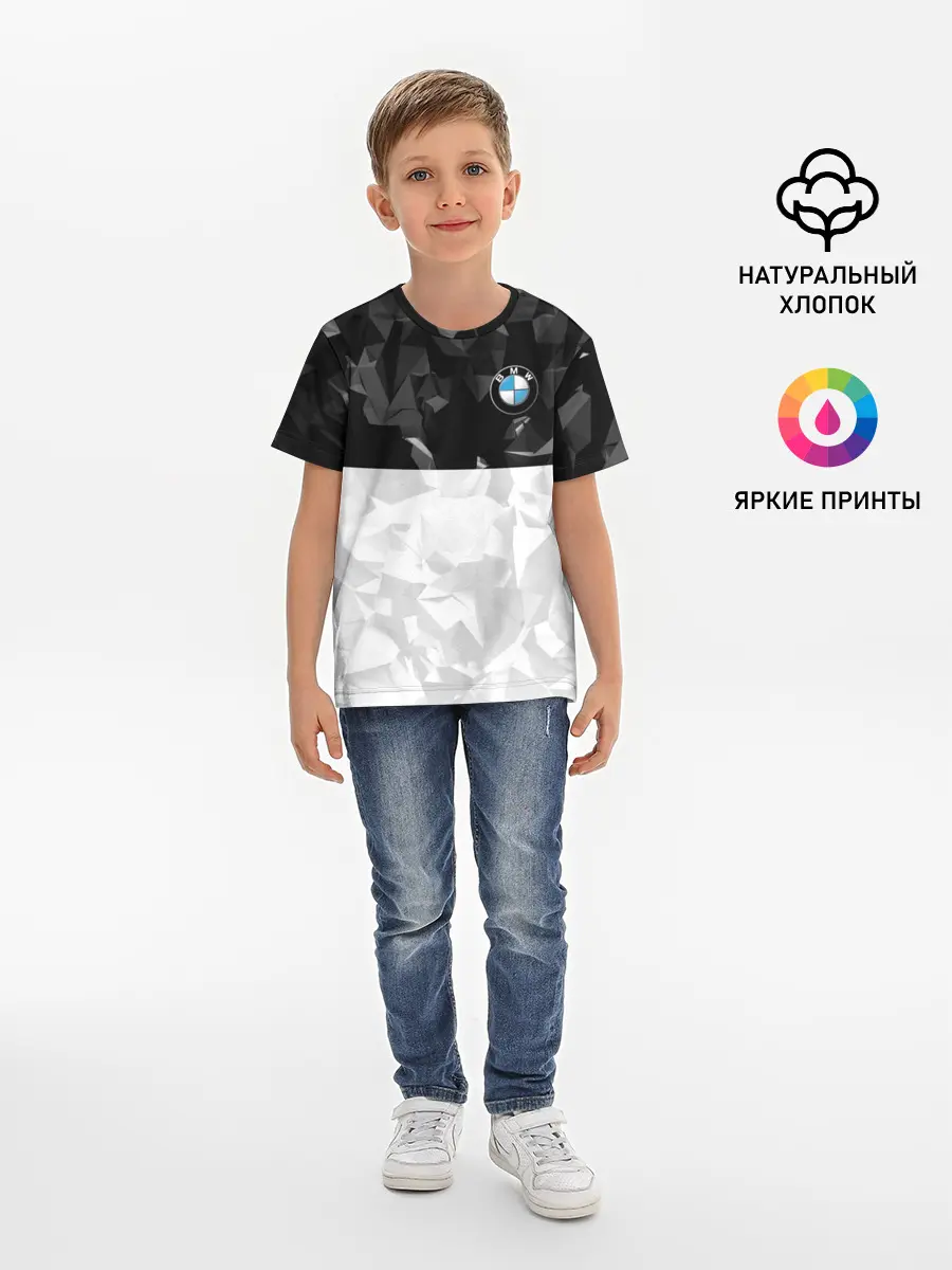 Детская базовая футболка / BMW BLACK COLLECTION
