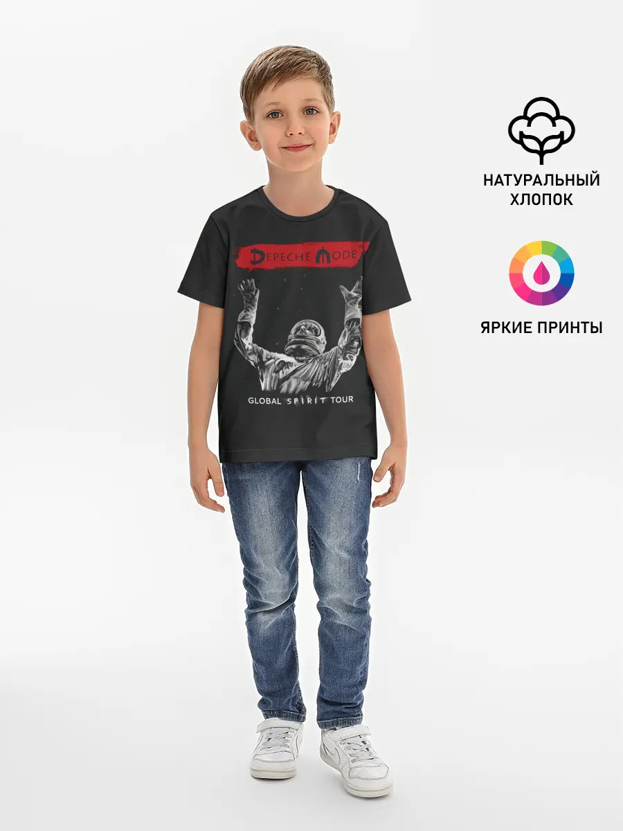 Детская базовая футболка / DM tour
