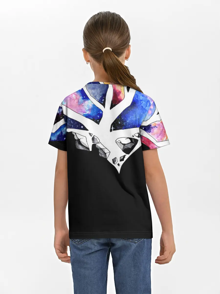 Детская базовая футболка / Звёздные сердца