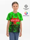 Детская базовая футболка / КОРОНАВИРУС