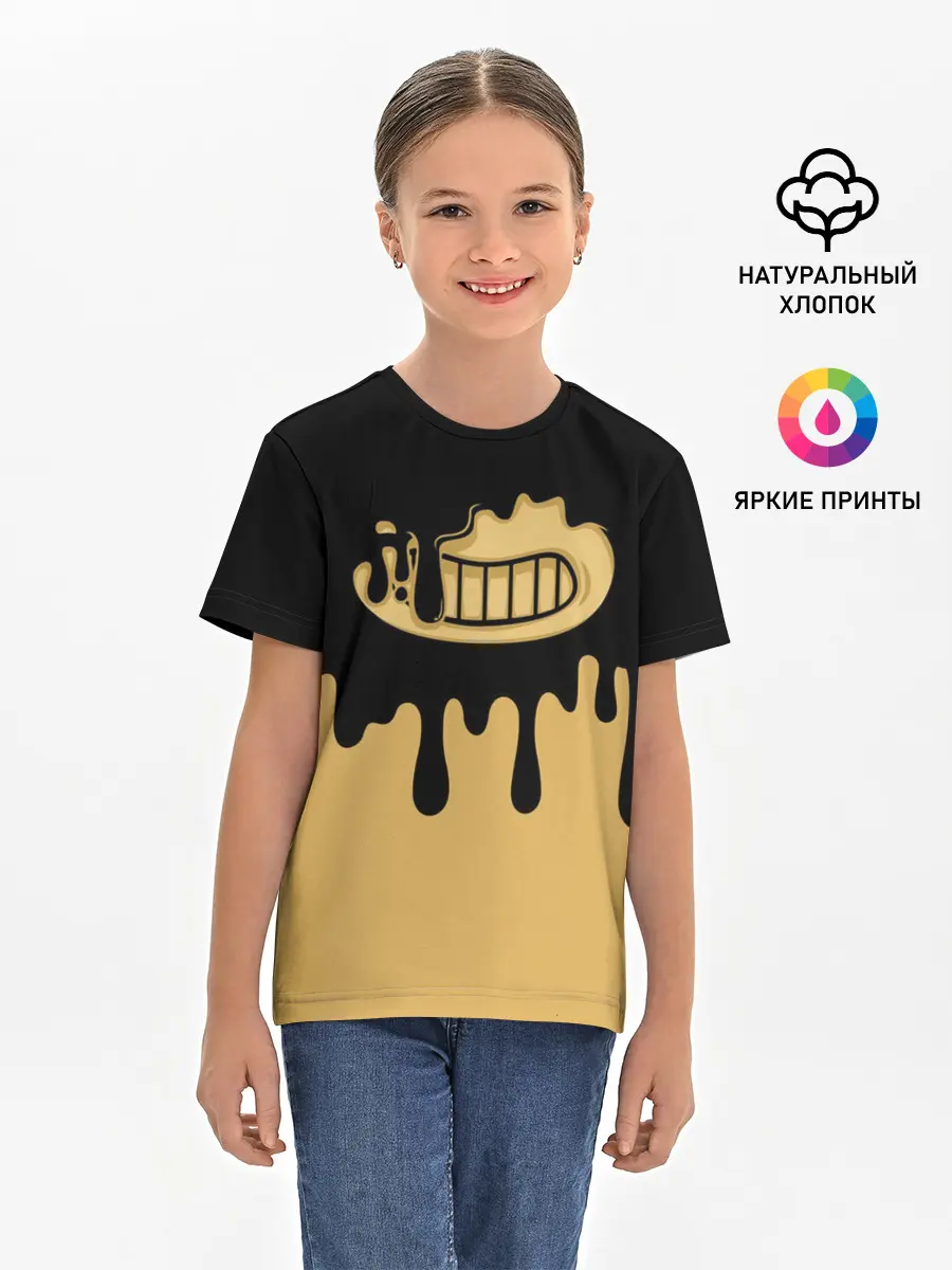 Детская базовая футболка / Bendy And The Ink Machine