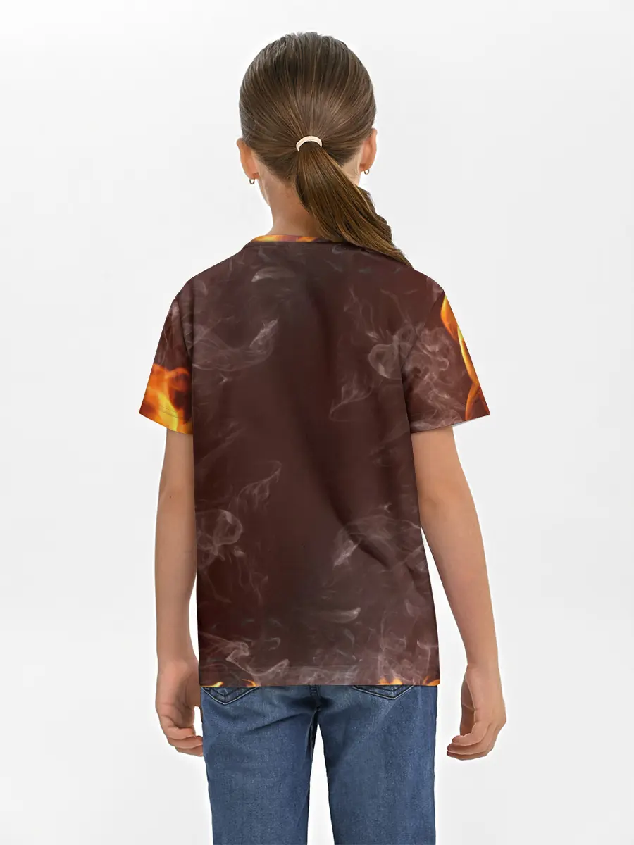 Детская базовая футболка / Metallica | Fire Rock