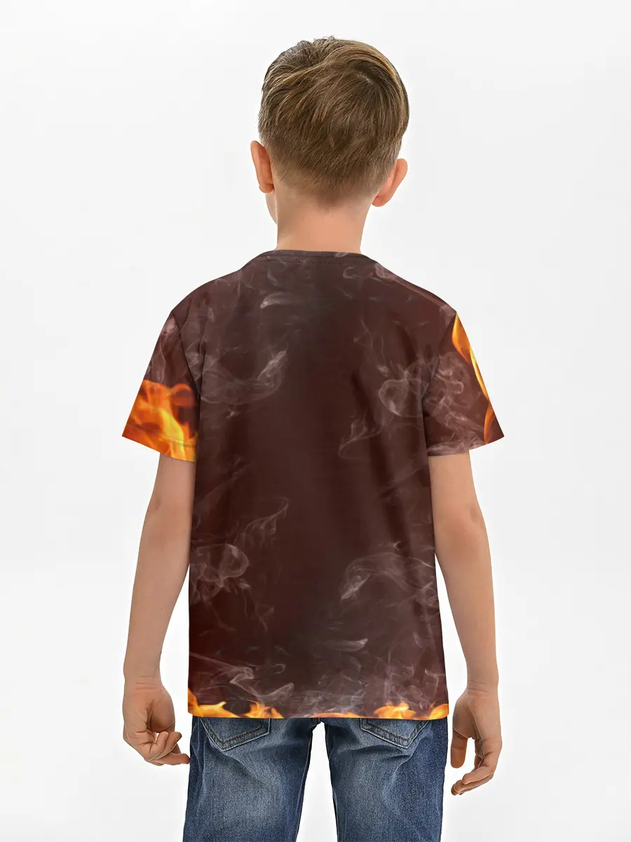 Детская базовая футболка / Metallica | Fire Rock