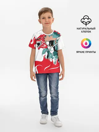 Детская базовая футболка / ИЧИГО ДЕМОН | BLEACH | БЛИЧ