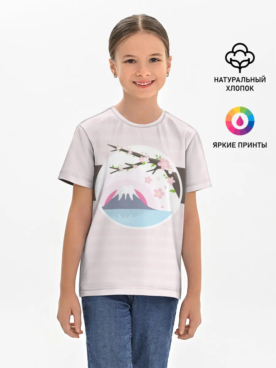 Детская базовая футболка / Сакура | Sakura