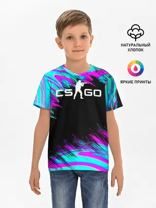Детская базовая футболка / CS GO