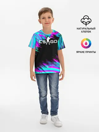 Детская базовая футболка / CS GO