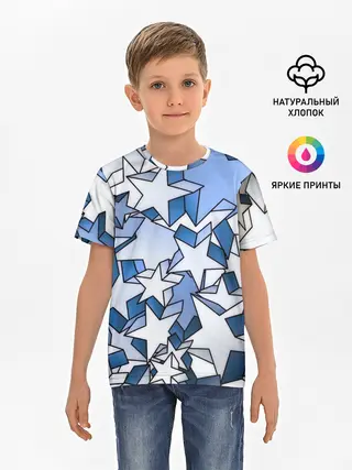 Детская базовая футболка / Магические звезды