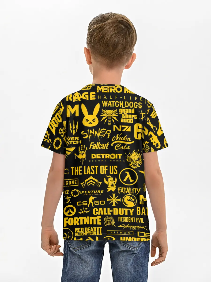 Детская базовая футболка / ЛОГОТИПЫ ИГР