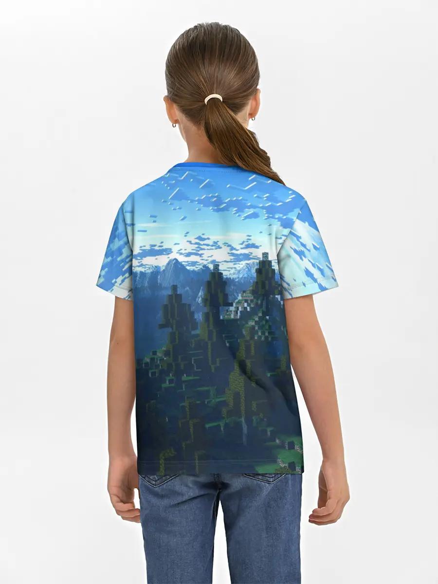 Детская базовая футболка / Minecraft / Майнкрафт