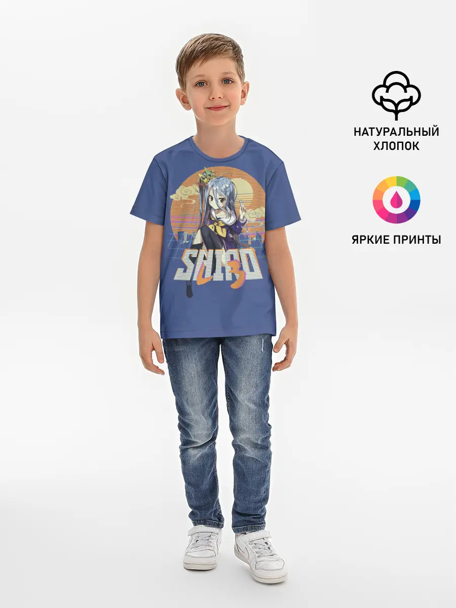 Детская базовая футболка / Shiro princess