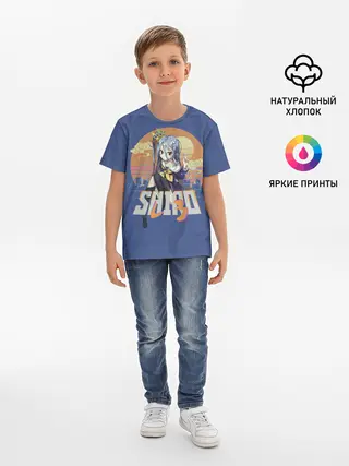 Детская базовая футболка / Shiro princess