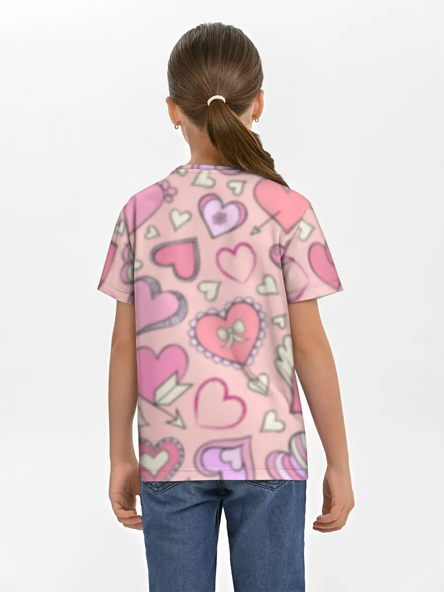 Детская базовая футболка / Я ТЕБЯ ЛЮБЛЮ | I LOVE YOU