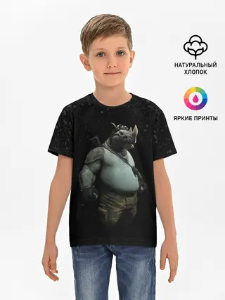 Детская базовая футболка / Рокстеди | Черепашки-ниндзя