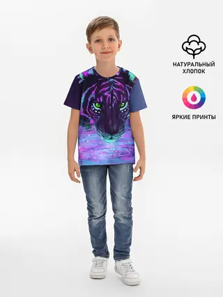 Детская базовая футболка / Киса