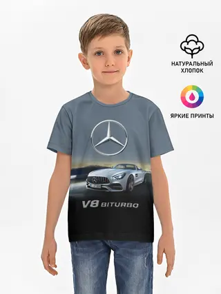 Детская базовая футболка / V8 Biturbo