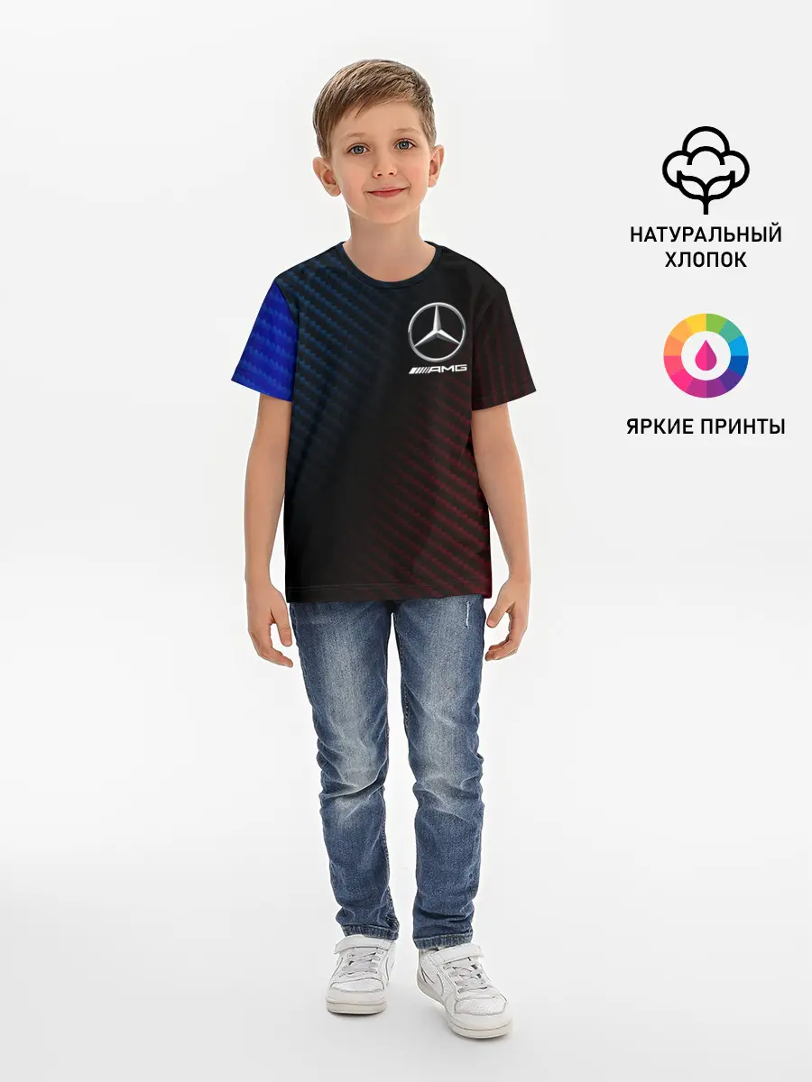 Детская базовая футболка / MERCEDES / МЕРСЕДЕС
