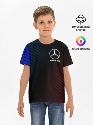 Детская базовая футболка / MERCEDES / МЕРСЕДЕС