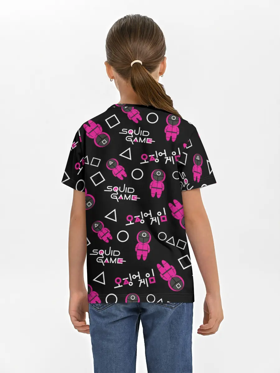 Детская базовая футболка / Игра в кальмара