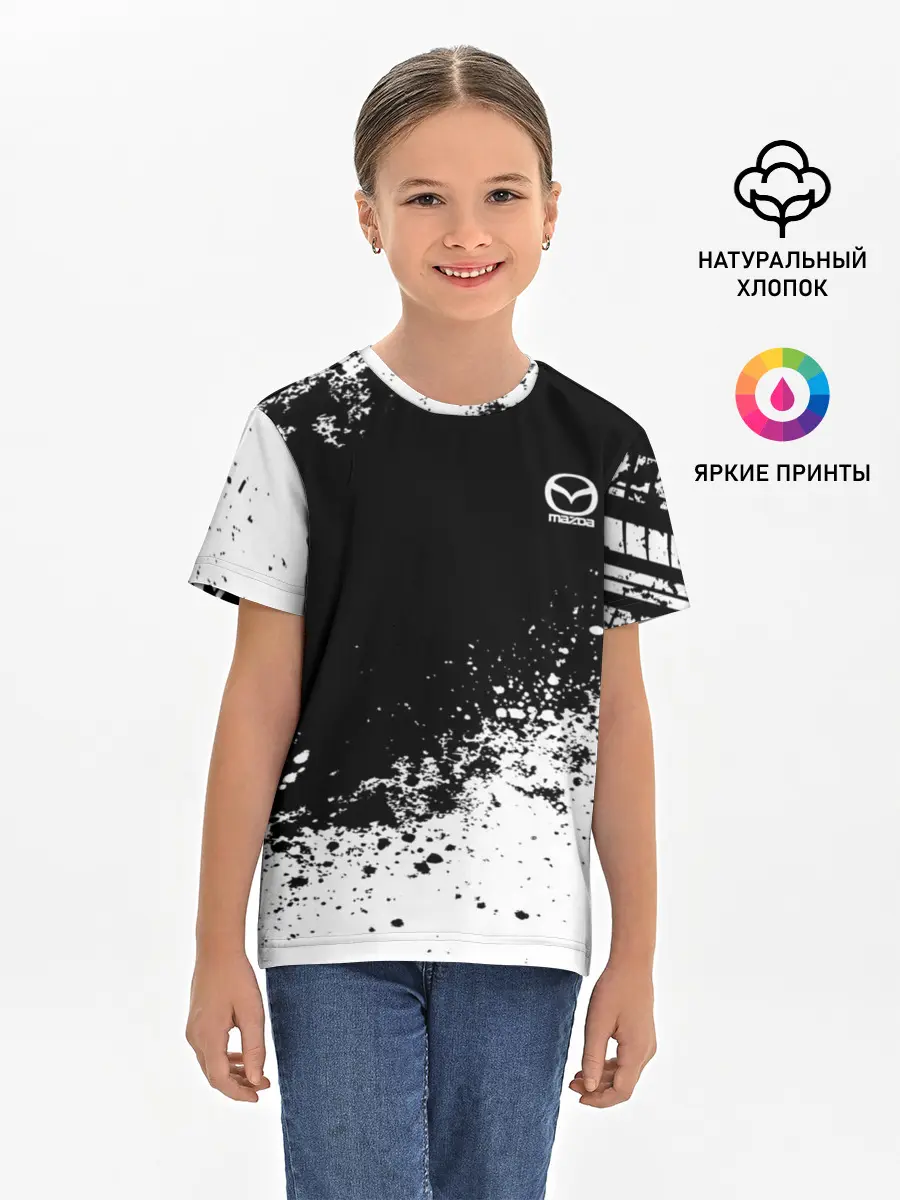 Детская базовая футболка / Mazda brand motors