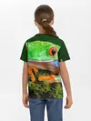 Детская базовая футболка / Тропическая лягушка