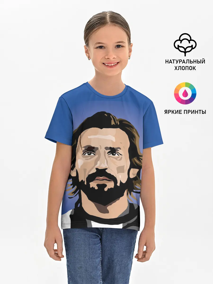 Детская базовая футболка / Андреа Пирло