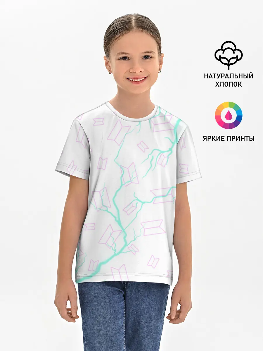 Детская базовая футболка / BTS / БТС