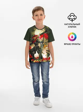 Детская базовая футболка / Momonga & Narberal Gamma