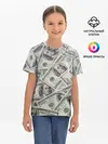 Детская базовая футболка / dollars money