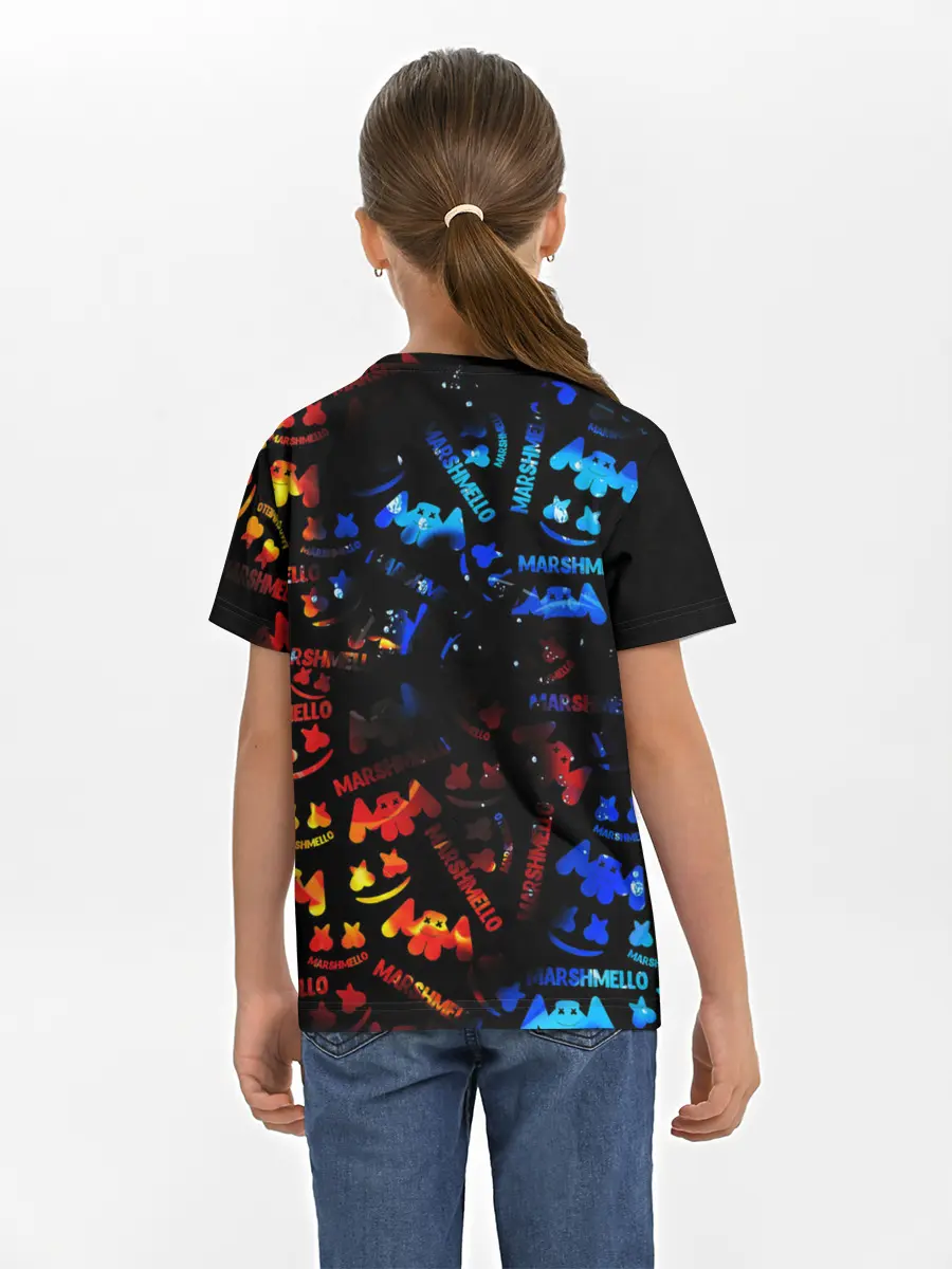 Детская базовая футболка / MARSMELLO FIRE