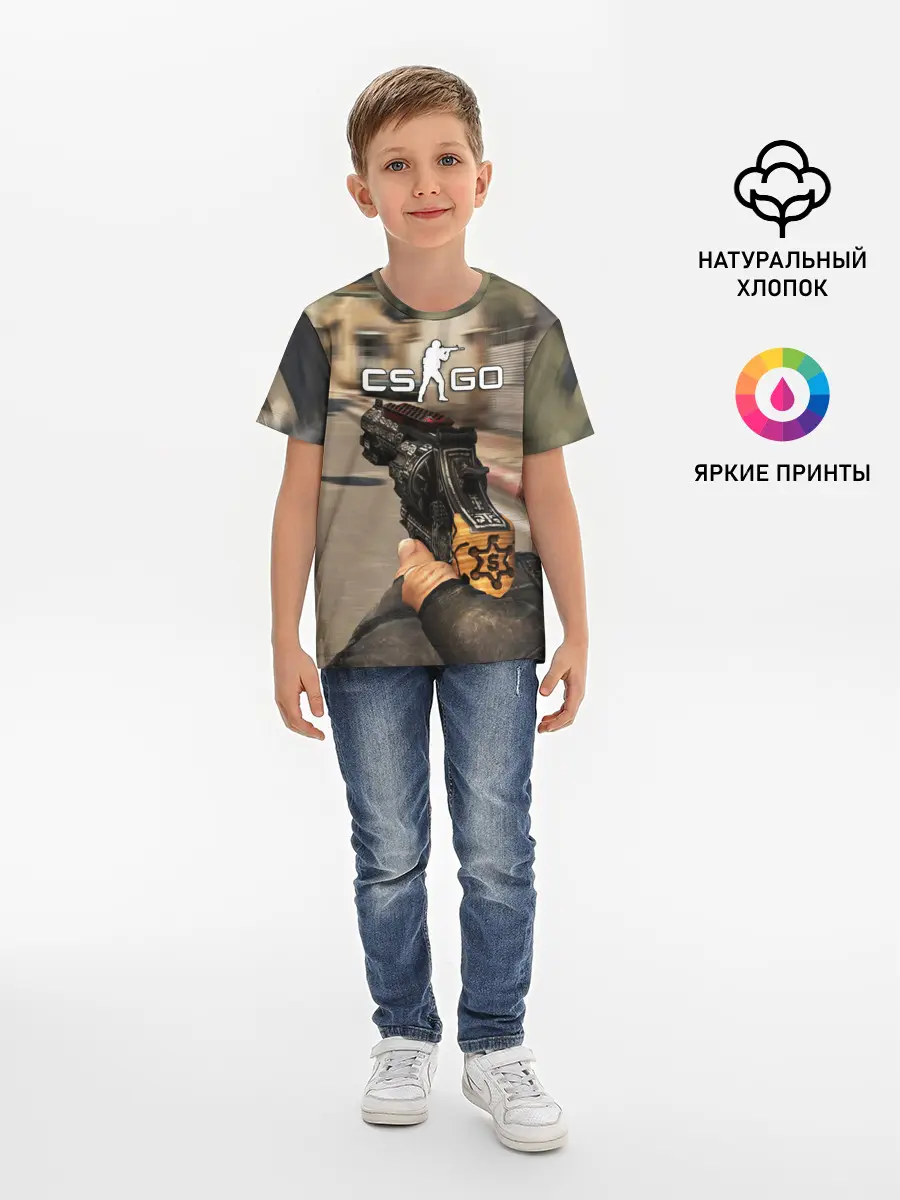 Детская базовая футболка / CS:GO