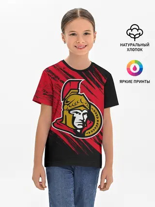 Детская базовая футболка / Оттава Сенаторз