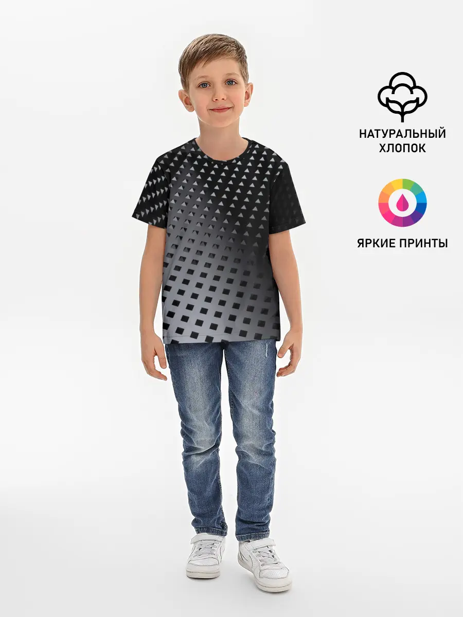 Детская базовая футболка / Текстура.