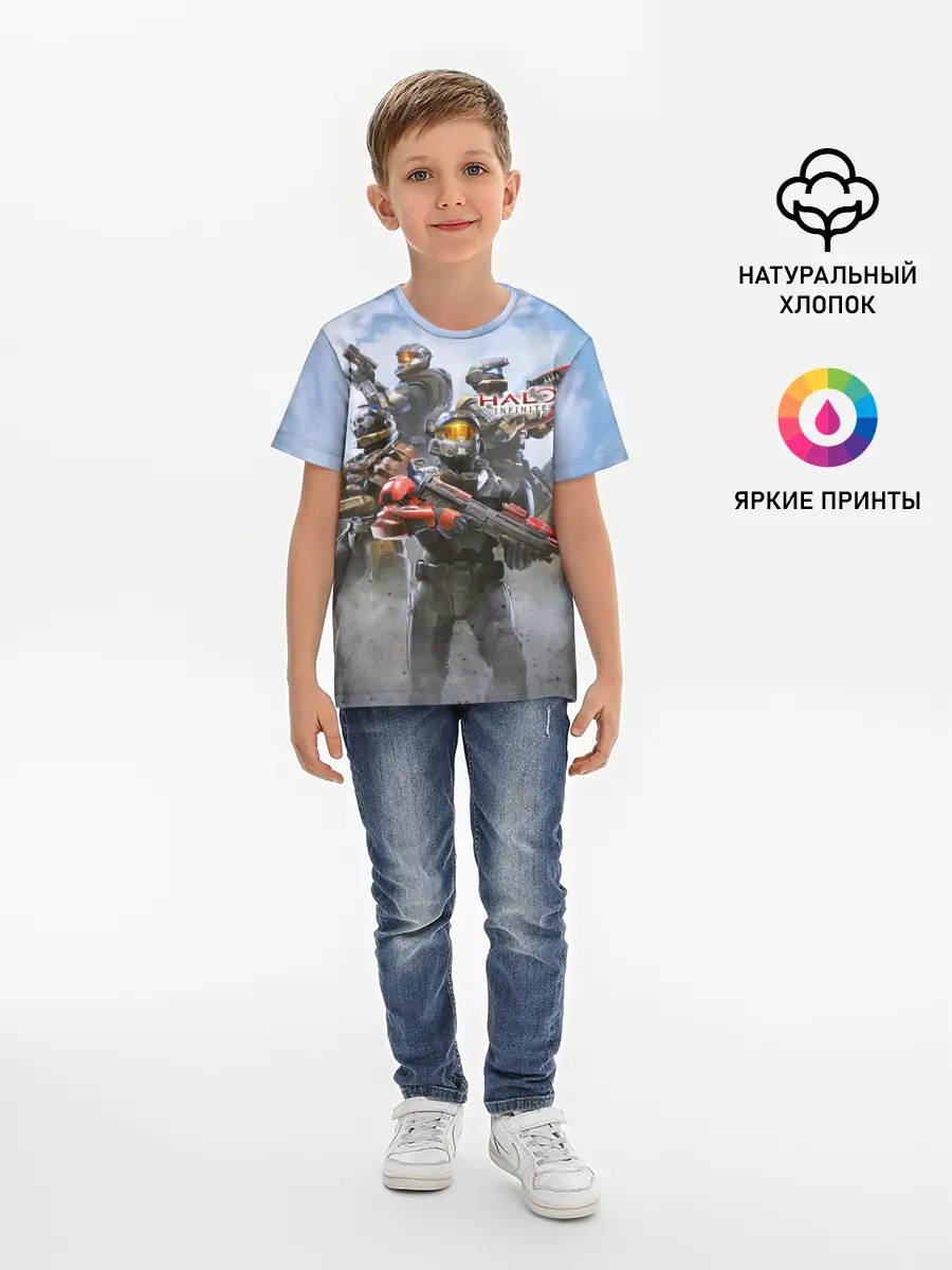 Детская базовая футболка / Halo Infinite