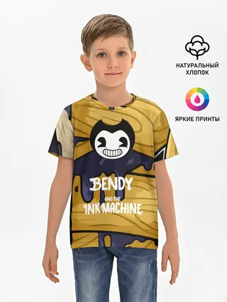 Детская базовая футболка / Bendy and the Ink Machine
