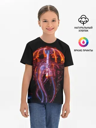 Детская базовая футболка / Медуза | Jellyfish