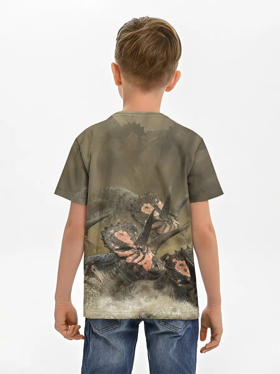 Детская базовая футболка / Jurassic World | Мир Юрского Периода