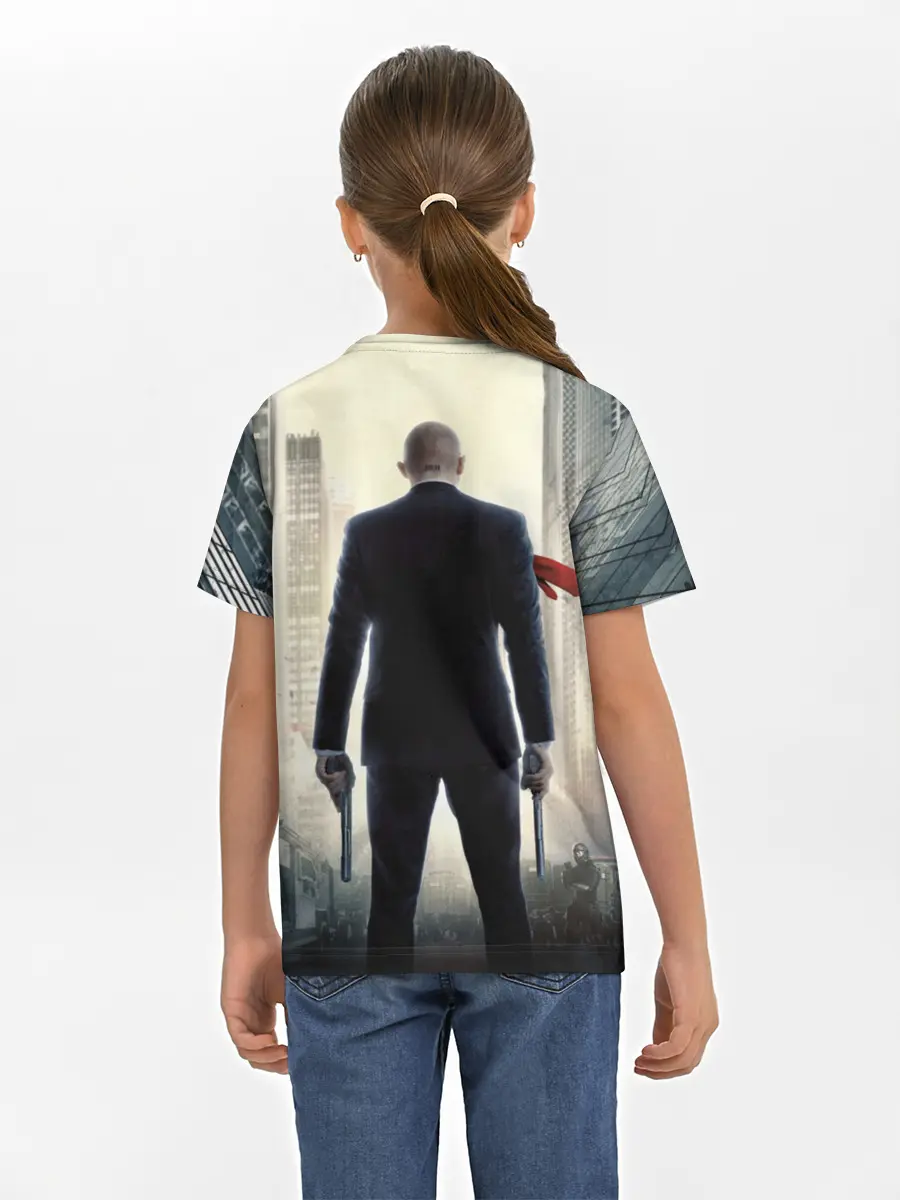 Детская базовая футболка / Hitman _5