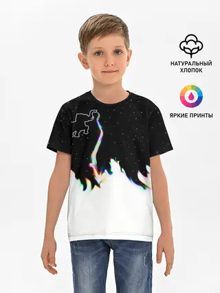 Детская базовая футболка / Затерянный в космосе