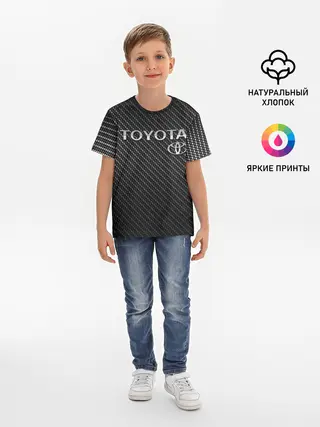 Детская базовая футболка / TOYOTA CARBON