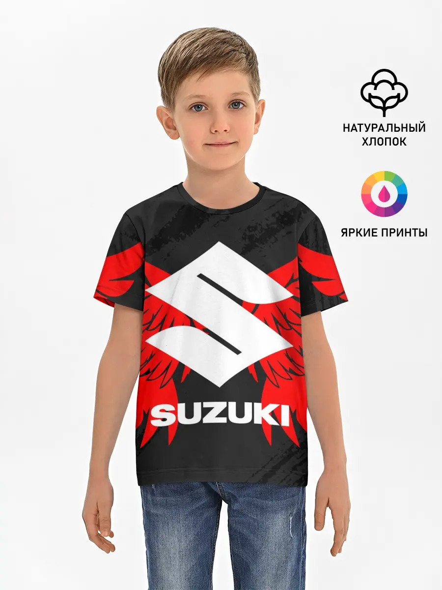 Детская базовая футболка / SUZUKI / СУЗУКИ / МОТОСПОРТ