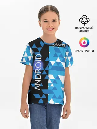 Детская базовая футболка / Detroit:become