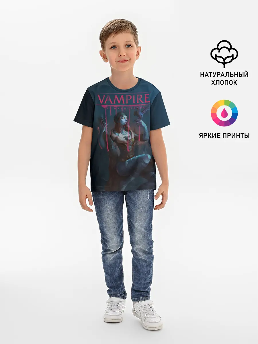 Детская базовая футболка / Vampire: The Masquerade