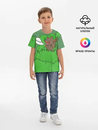 Детская базовая футболка / Шашлыки из кустов