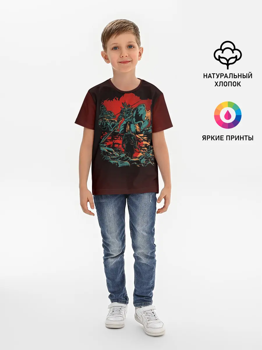 Детская базовая футболка / Dark Souls