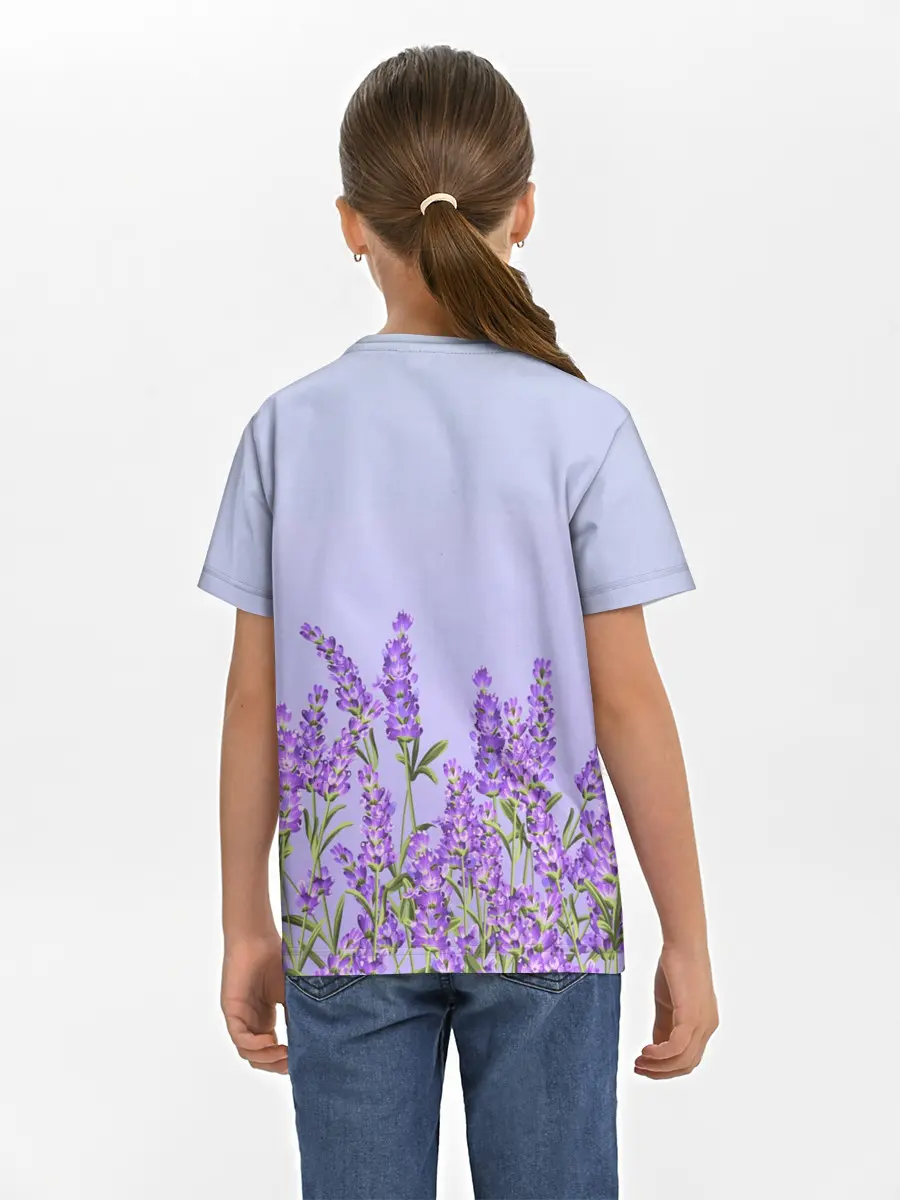 Детская базовая футболка / Lavander